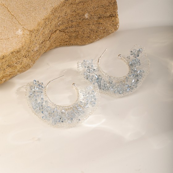 Handwoven Copper Wire Hoop Earrings – Luxe & Niche Design